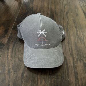 Travis Mathew Golf Snapback Hat Blue Corduroy OSFM Vail Golf Club